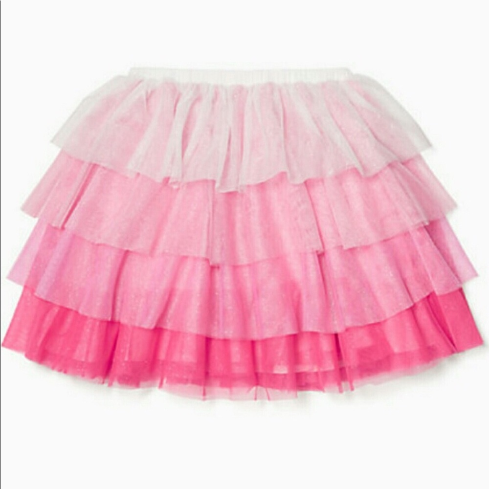 Kate Spade l Tiered Tulle Skirt Pink NWT